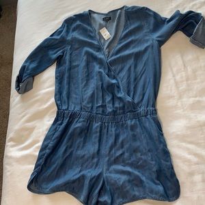 Denim Romper